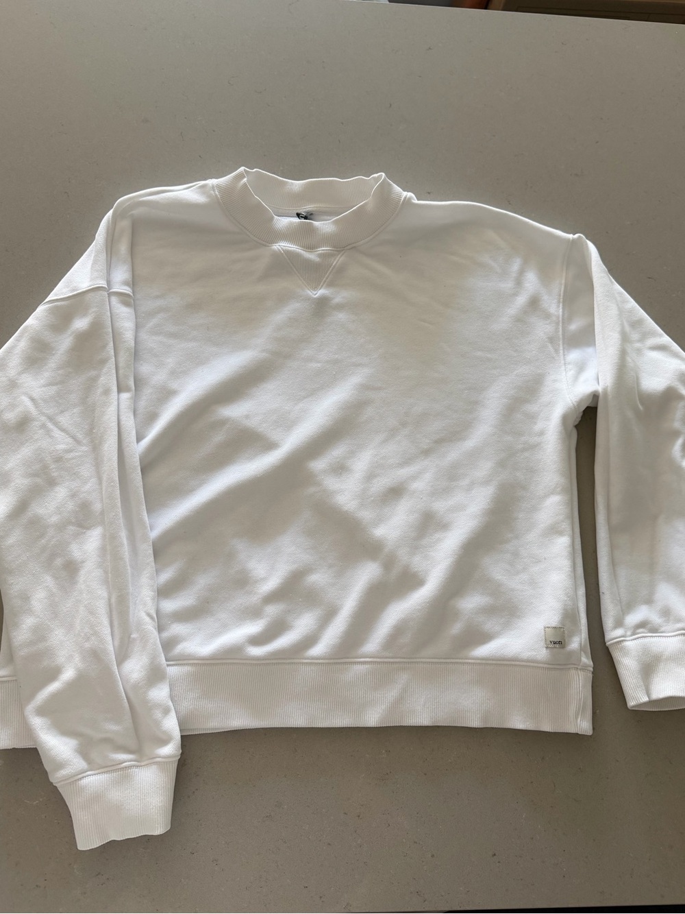 Vuori Women's Crewneck Sweatshirt — White
